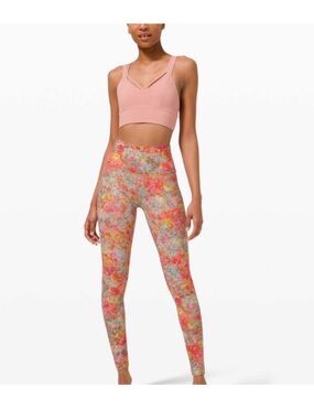 Lululemon Align Pant 25” w pockets in Inflorescence Multi size 6